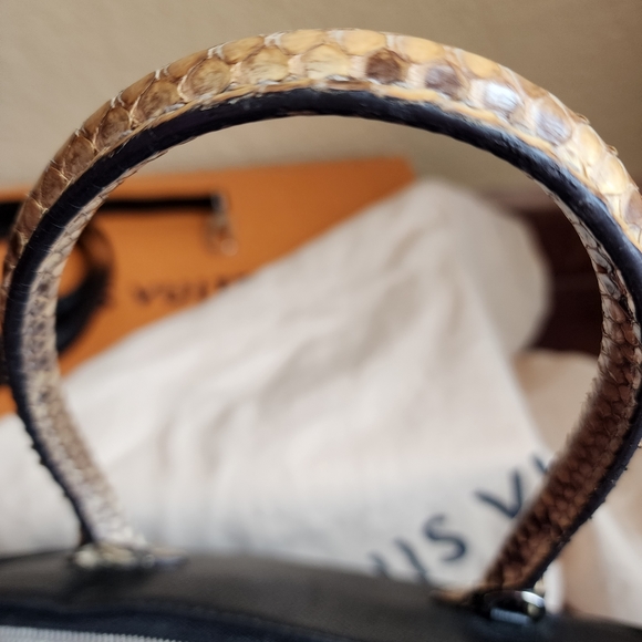 💕 Louis vuitton lockit pm black python - Picture 5 of 10